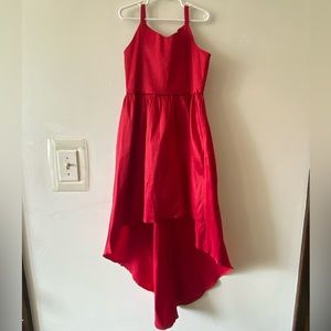 Rare Editions Red High Low Dress